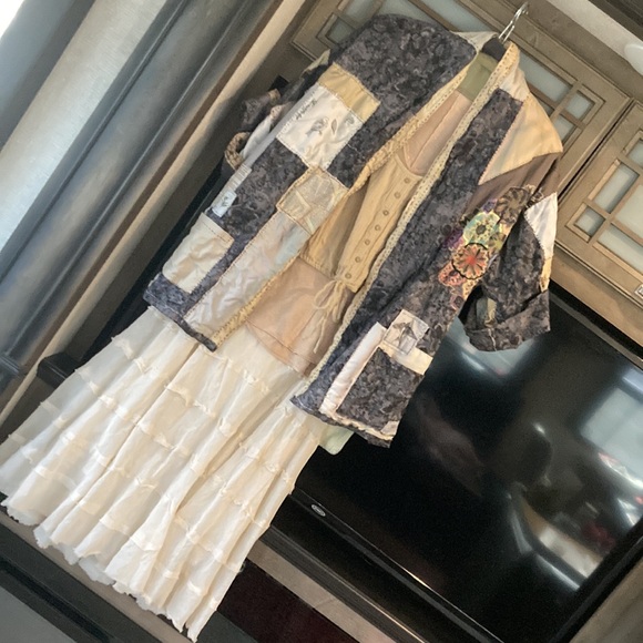 Patchwork quilted double sided jacket - Picture 5 of 14